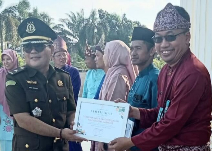 Peringatan HARGANAS ke-33 SMAN 1 Namang Dapat Kado Manis dari Pemkab Bateng 
