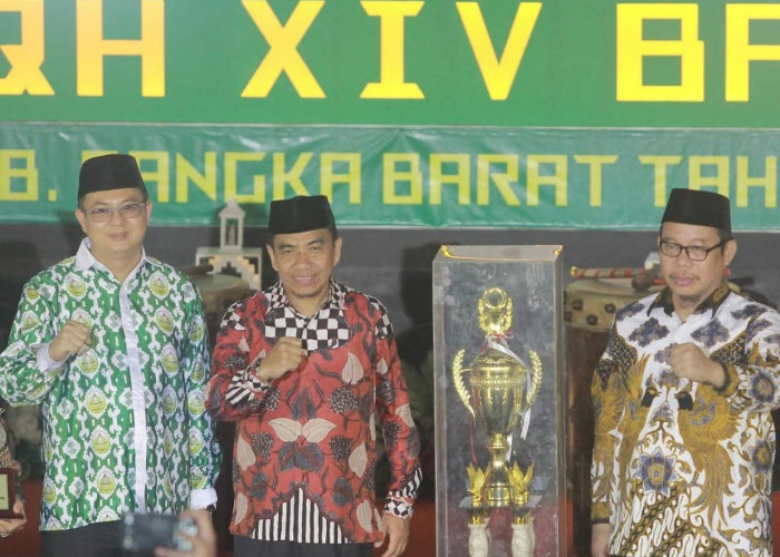 Kabupaten Bangka Kembali Bawa Pulang Piala Bergilir MTQH XIV