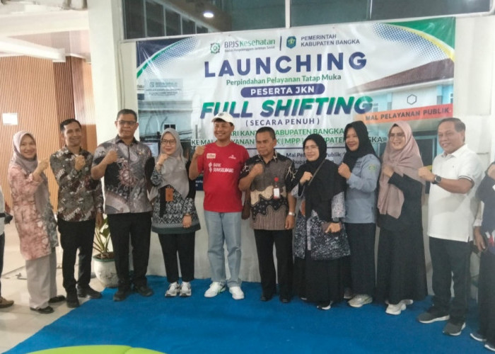 Plt Sekda Bangka Luncurkan Full Shifting Layanan JKN di Mal Pelayanan Publik