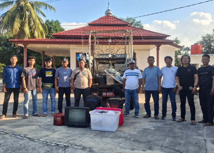 Polisi Amankan Pelaku Pencurian di Pondok Kebun Mudel