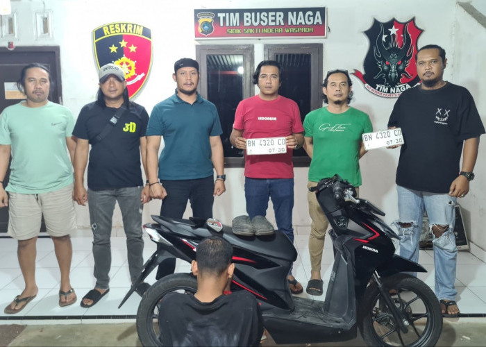 Residivis Dibekuk Tim Buser Naga, Terungkap Curi Motor, Kotak Amal hingga HP di 3 Lokasi Pangkalpinang