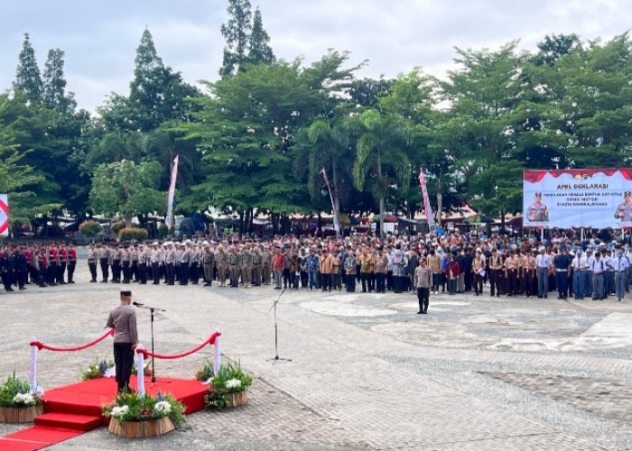 Pimpin Deklarasi Penolakan Geng Motor di Pangkalpinang, Kapolda Babel : Ini Komitmen Kita Bersama