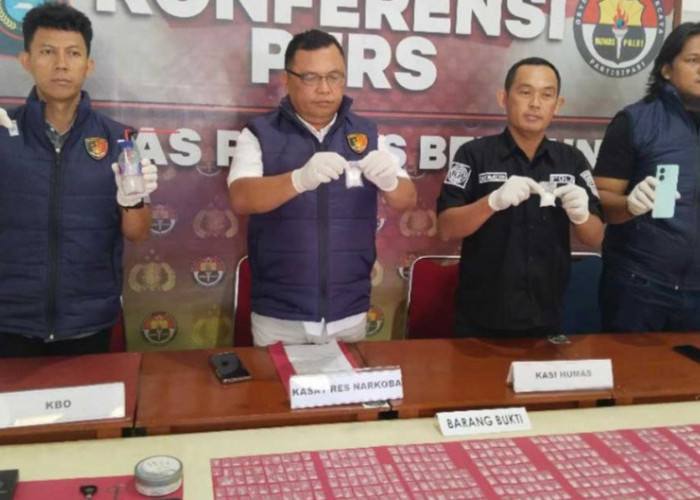 Sabu dari Bangka Masuk Belitung, Polisi Tangkap 2 Tersangka Jaringan Narkotika