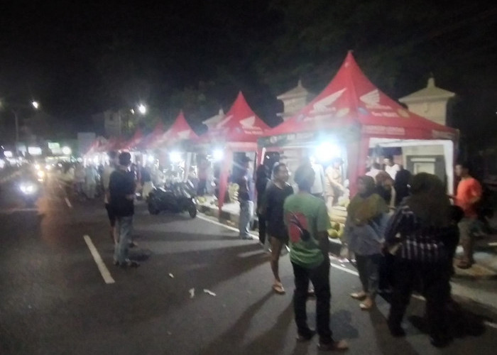 Ada Bazar Durian di Taman Kota Sungailiat, Orang dari Luar Bangka Bisa Ikut Menikmati Lewat JNE 