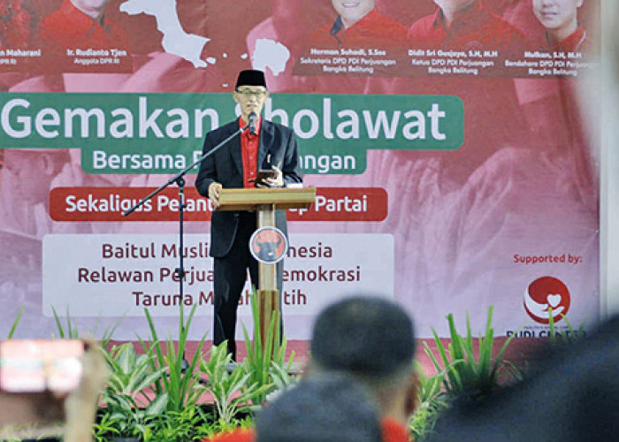 Gemakan Festival Sholawat, PDIP Babel Diharap Jadi Pelopor Nasionalisme Religius di Tanah Air