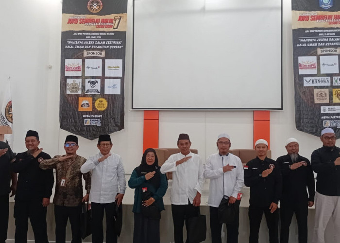Pemprov Babel, MUI dan LPH LPPOM Apresiasi Pelatihan Dasar Juleha 2025