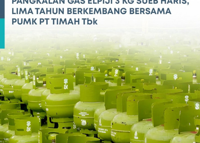 Program PUMK PT Timah Tbk Dukung Bisnis SPBU LPG Sueb Haris Terus Berkembang