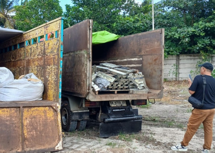 Balok Timah Milik PT Rajawali Rimba Perkasa Urung Kena Tipikor, Cuma Jadi Barang Temuan, Kini Disita Negara