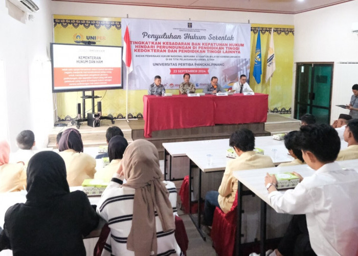 Hindari Perundungan di Dunia Pendidikan, Kemenkumham Babel Gelar Penyuluhan Hukum di Universitas Pertiba