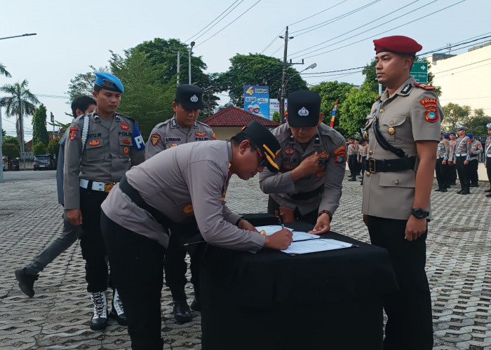 Empat Perwira Polresta Pangkalpinang Berganti, Kasat Reskrim Dijabat AKP Dr Singgih Aditya Utama
