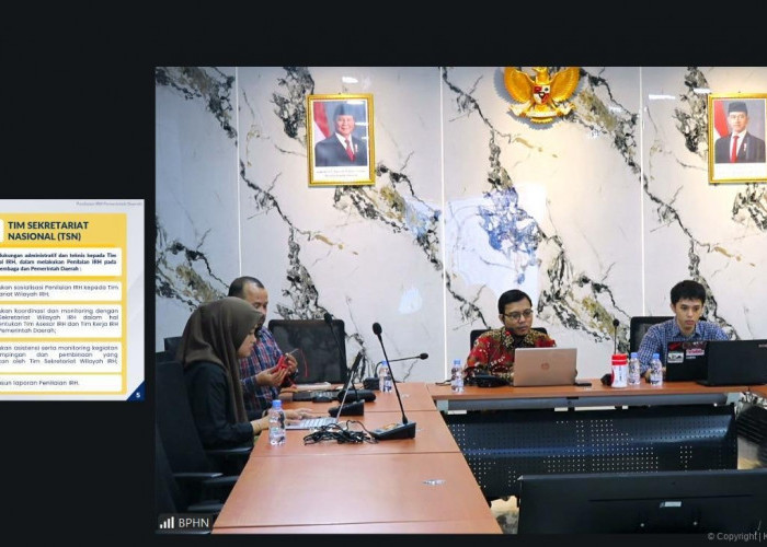 Kanwil Kemenkum Babel Ikuti Sosialisasi Mekanisme Penilaian IRH 2027 