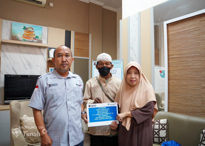 Enam Tahun Berjuang Melawan Sakit, PT Timah Bantu Biaya Pengobatan Jaimin   