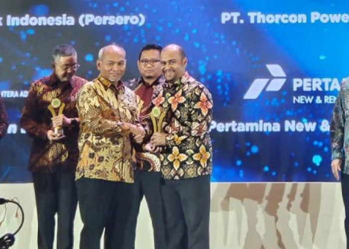 Komitmen Manfaatkan Energi Bersih, PT Timah Tbk Raih Penghargaan Anugerah DEN 2023