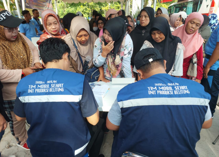 Meriahkan KKN ke-76 TNI AU, PT Timah Tbk Hadirkan Mobil Sehat di Tanjungpendam
