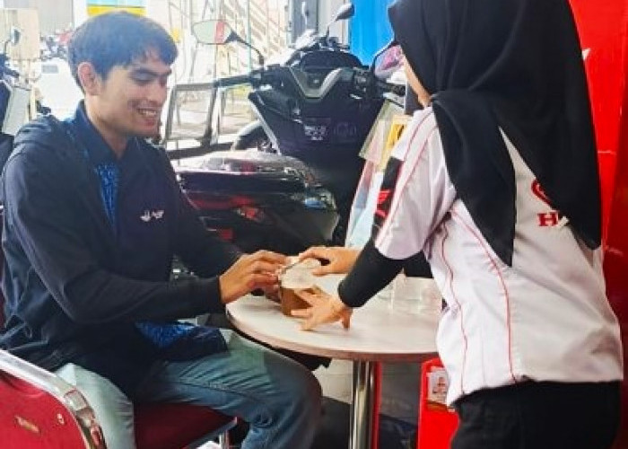 Warga Belitung Kini Makin Nyaman! Honda ASP Belitung Hadirkan Layanan Spesial Free Minuman Kuka untuk Customer
