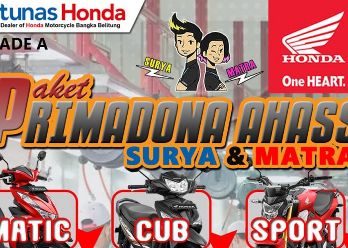 Ada Paket Promo Primadona di AHASS Honda Babel, Siap Manjakan Konsumen Setia Honda