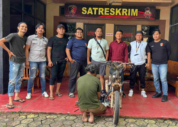 Motor Petani Rias Dicuri, Ditemukan Dalam Kondisi Dipreteli