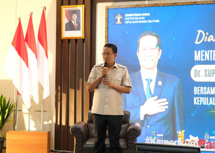 Menteri Hukum RI bersama Kanwil Kemenkum Babel Gelar Diskusi Interaktif 