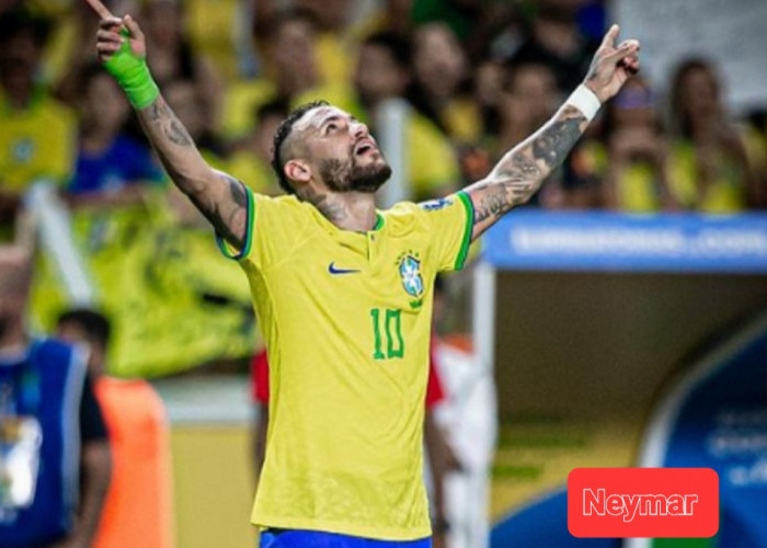 2 Gol Neymar Lewati Rekor Legenda Brazil