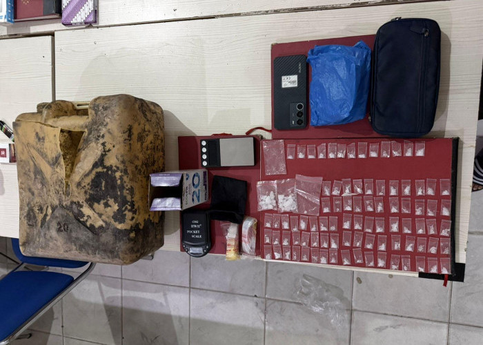 Polresta Pangkalpinang Ungkap Kasus Narkoba di Selindung, 33.94 Gram Sabu Disita   