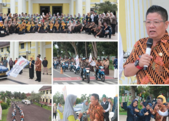 Peringati Hari Keluarga Nasional Ke-32, Pemkab Bateng Gelar Kirab Kendaraan