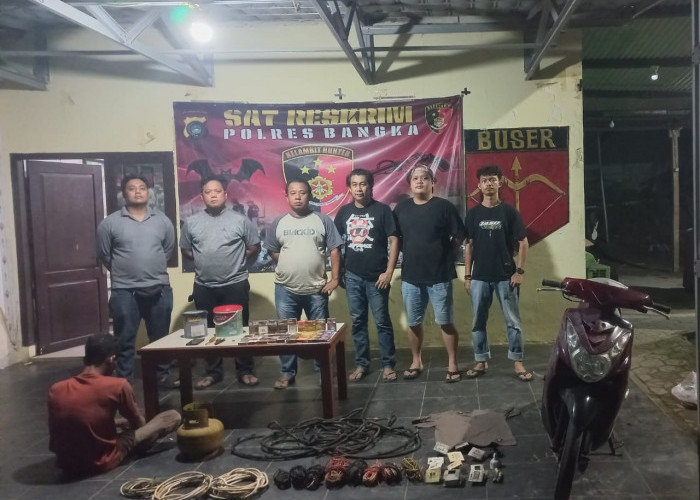 Jejak Kriminal Spesialis Pencuri Kabel Berakhir, Pelaku Beraksi di 11 TKP
