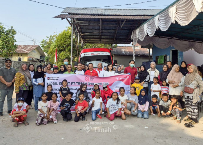 PT Timah Hadirkan Pemeriksaan Kesehatan Gratis untuk Warga Air Rayak Kabupaten Belitung