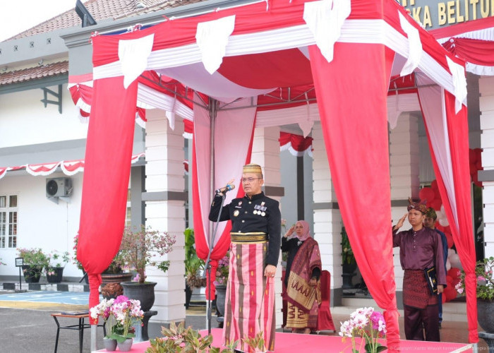 Kanwil Kemenkum Babel Gelorakan Semangat Pengabdian pada Upacara HUT ke-81 Kemerdekaan RI