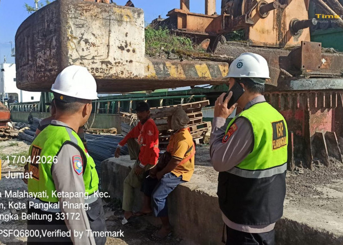 Jaga Keamanan Pelabuhan, Polsekwas Pangkalbalam Kembali Gelar Patroli KRYD Siang Hari