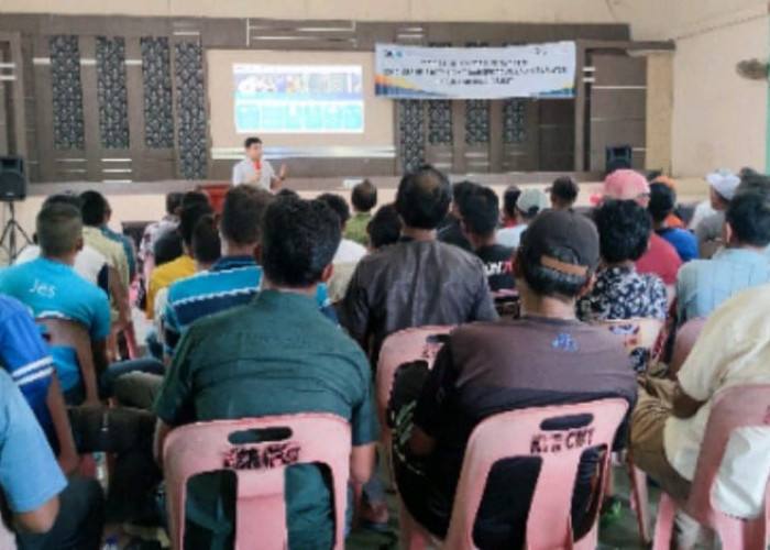 PT Timah Tbk Bersama BPJS Karimun Sosialisasikan BPJS Ketenagakerjaan kepada Nelayan Se-Kecamatan Kundur Barat