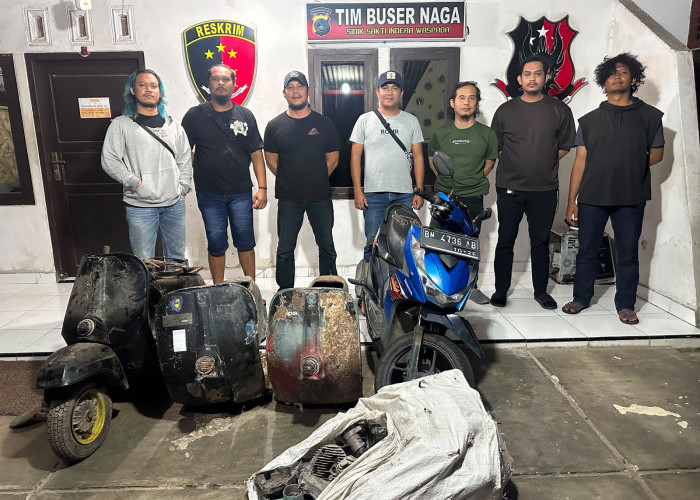Nekat Curi Rumah Kerabat, Pemuda di Pangkalpinang Jual Onderdil Vespa demi Beli Sabu
