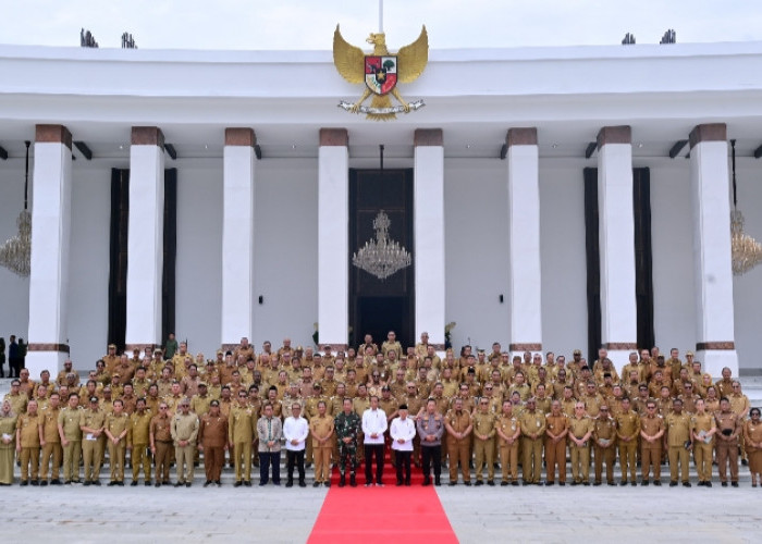 Bupati Sukirman Ikuti Rakor Dengan Presiden Jokowi Bersama Kepala Daerah se-Indonesia di IKN