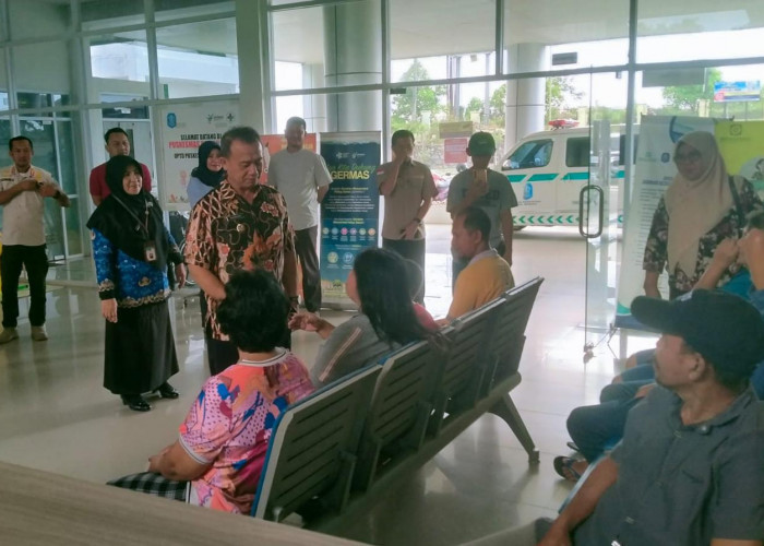 Pantau Pelaksanaan WFH, Wakil Bupati Bangka Tinjau Langsung OPD Pelayanan Publik