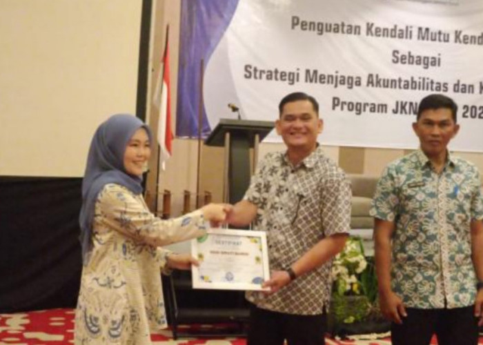 RSUD Depati Bahrin Raih Penghargaan Nilai Rekredensialing Terbaik Dari BPJS Kesehatan 