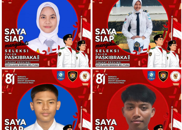 6 Utusan Bangka Lolos Seleksi Paskibraka Provinsi, Satu Siswa Melaju ke Tingkat Nasional
