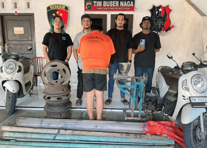 Buser Naga Tangkap Pelaku Pencurian di 5 TKP Pangkalpinang