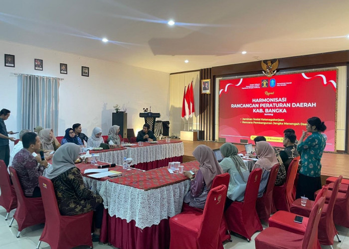 Kanwil Kemenkum Babel Harmonisasikan Dua Raperda Kabupaten Bangka