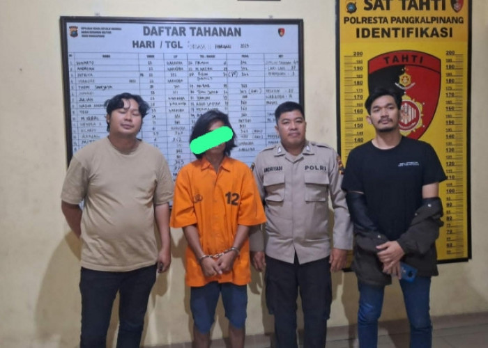 Buruh Harian di Pangkalpinang Nyambi Jual Narkoba, Polisi Amankan 4,27 Gram Sabu dan HP Berisi Peta Narkoba