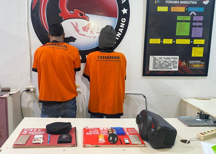 Polresta Pangkalpinang Tangkap Dua Pelaku Narkoba, Amankan Sabu Total 8,78 Gram   