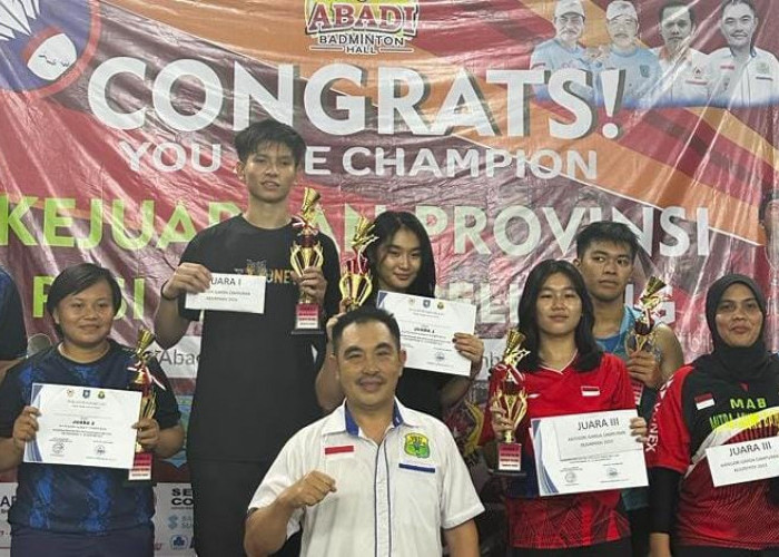 Kejurprov Bulutangkis di Belitung Resmi Ditutup, Juaranya Diikutsertakan di Kejurnas 2023