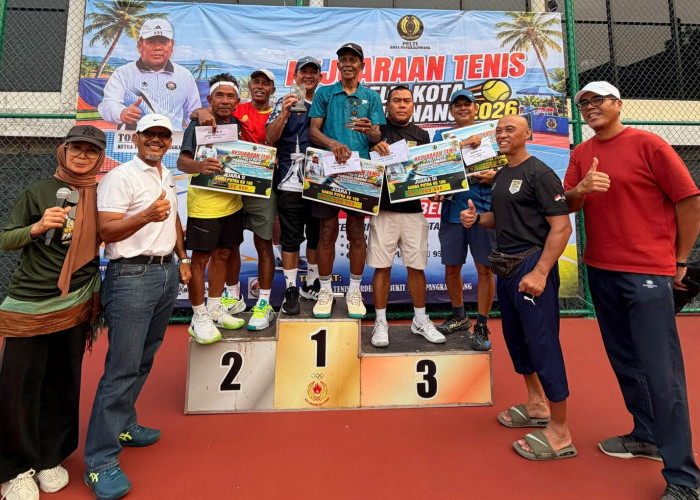 Kejuaraan Tenis PELTI Pangkalpinang Gaungkan Sport Tourism, Petenis Bawa Pulang Oleh-Oleh Babel