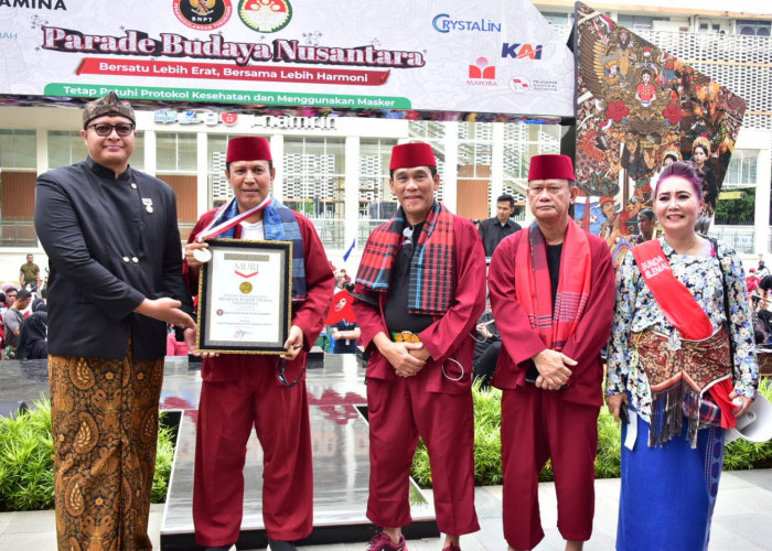 Kuatkan Akar Budaya Bangsa, Gelaran Parade Budaya Nusantara BNPT RI Pecahkan Rekor MURI