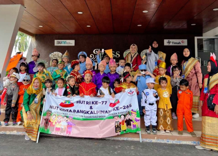 Ribuan Peserta Didik PAUD/TK Meriahkan Karnaval HUT RI ke-77 dan HUT PGK ke-265