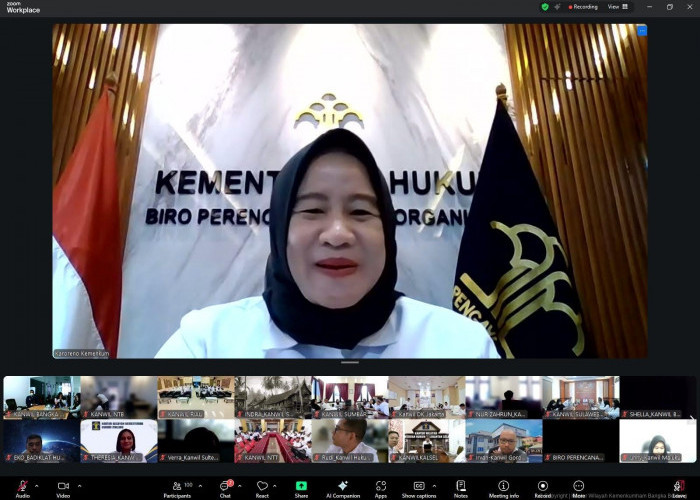 Kanwil Kemenkum Babel Ikuti Sosialisasi Permenkum Nomor 15 Tahun 2025 tentang Penerapan Manajemen Risiko