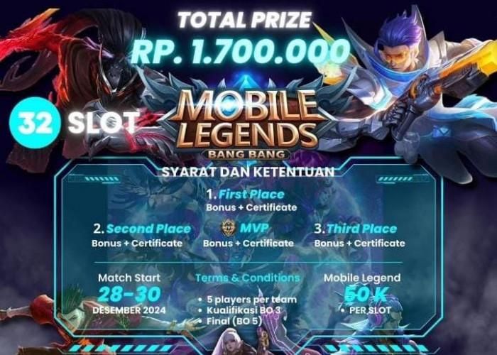 Ada Hadiah 1,7 Juta Pada gelaran Tournament Mobile Legend di Basel, Catat Tanggalnya 