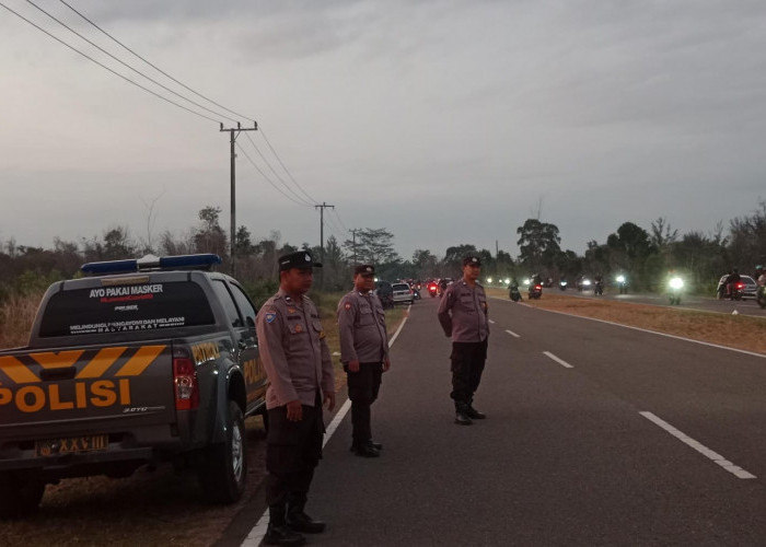 Cegah Balap Liar, Polsek Merawang Patroli Dekat Jembatan Emas