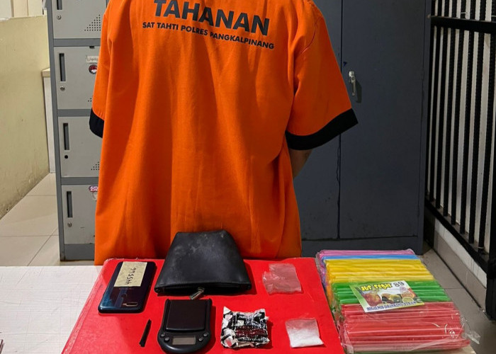 Kurir Narkoba di Pangkalpinang Ditangkap, 6,58 Gram Sabu Gagal Dikirim ke Belitung
