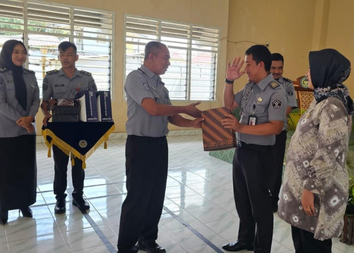 Pisah Sambut Pejabat, Lapas Pangkalpinang Sambut Wajah Baru dan Lepas dengan Hormat Pejabat Lama