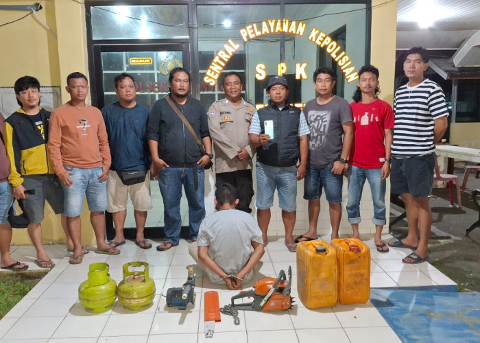 Residivis Kembali Ditangkap, Usai Bobol Empat Rumah Warga di Belinyu