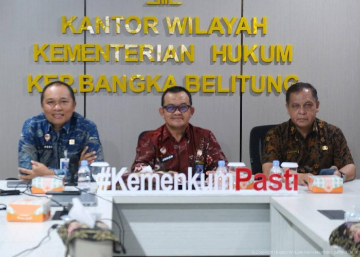 Perkuat Landasan Hukum Pos Bantuan Hukum 7 Kab/Kota se-Babel Harmonisasi Raperkada